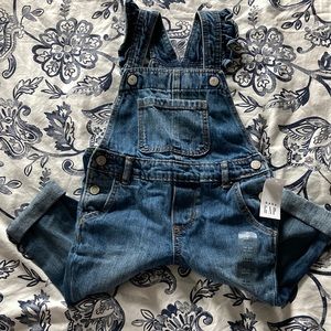 NWT GAP ruffle Jean overalls